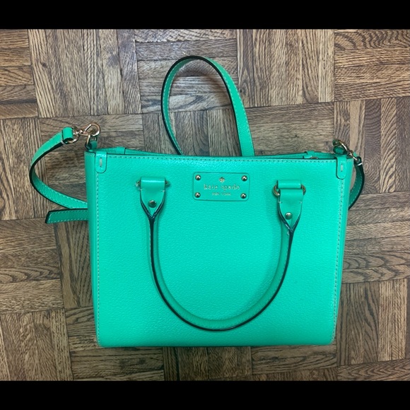 SOLD Green Kate Spade Purse - Picture 1 of 4